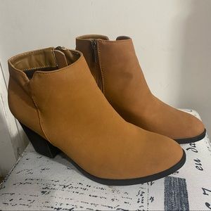 Brown ankle boots